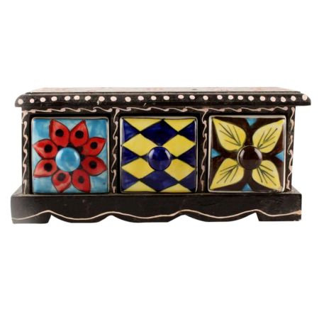 Spice Box-1409 Masala Rack Container Gift Item